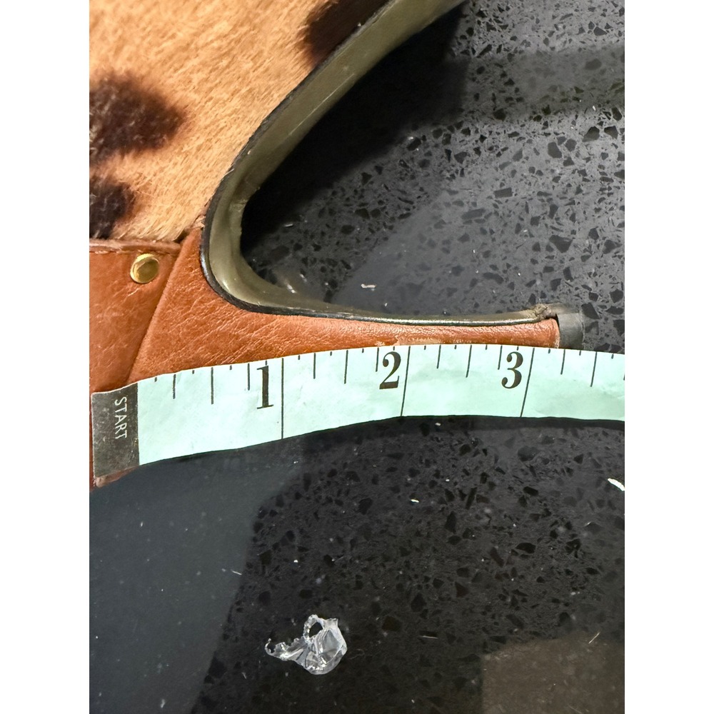 Dolce & Gabbana Leopard Pony Hair Studded Pointed Toe Pumps Brown Leather 40 - Picture 12 of 12